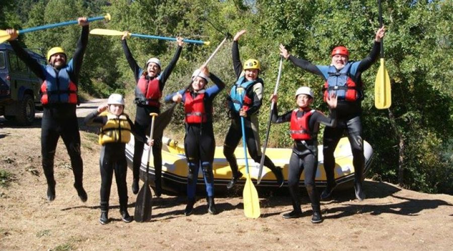 Rafting en el río Esla