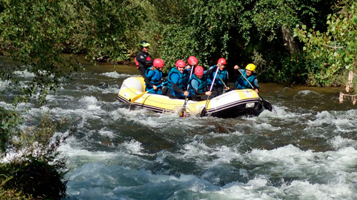Rafting en León en el río Porma