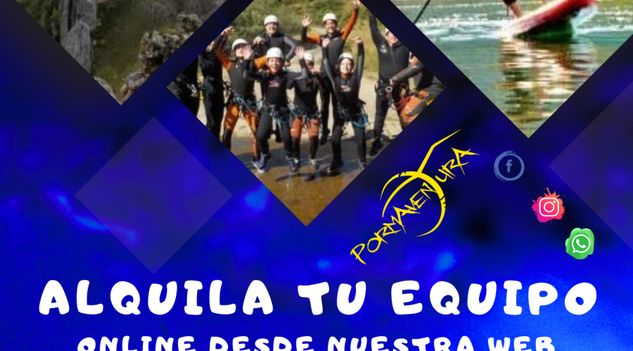 Alquila tu equipo de aventura en León