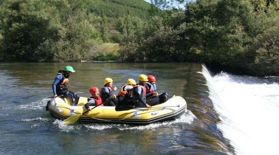 Rafting en el río Porma, León