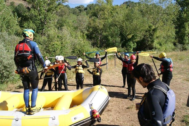 Rafting en el río Esla