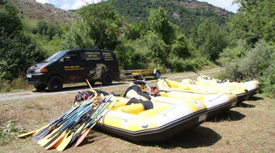 Rafting en el río Esla