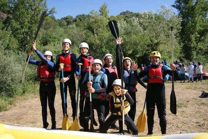 Rafting en el río Esla