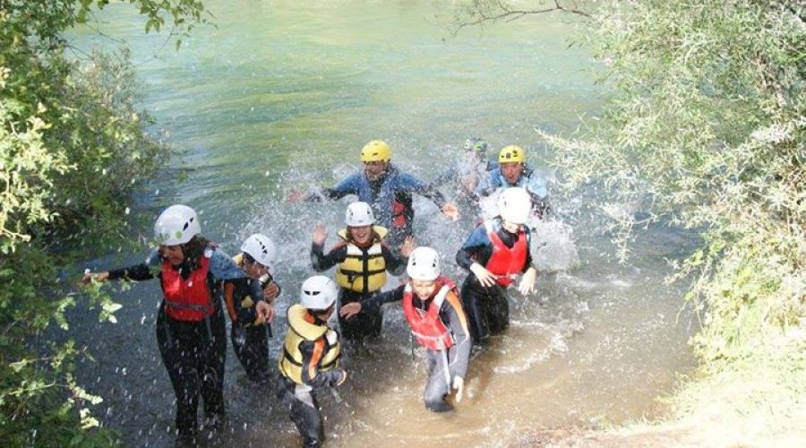 Rafting en el río Esla