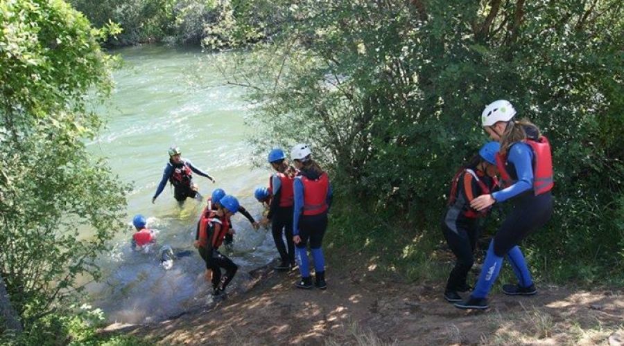 Rafting en el río Esla