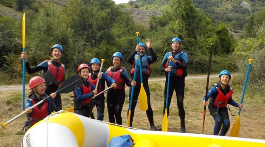 Rafting en el río Esla