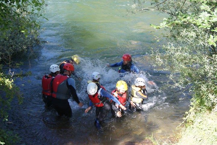 Rafting en el río Esla