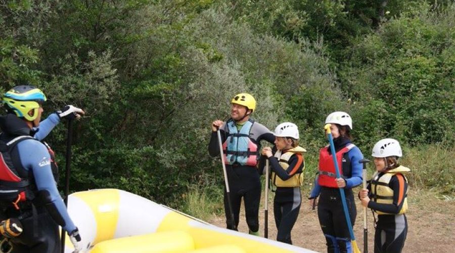 Rafting en el río Esla