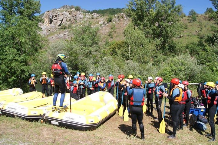 Rafting en el río Esla