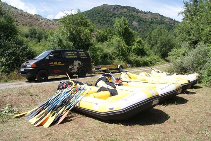 Rafting en el río Esla