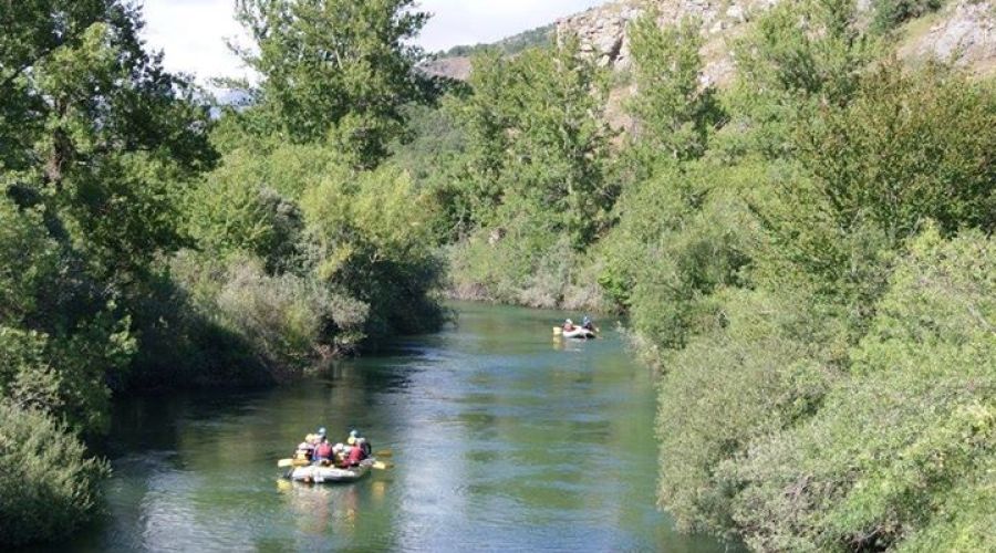 Rafting en el río Esla